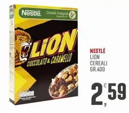 Marketpiù Nestlé Lion Cereali Cioccolato & Caramello offerta