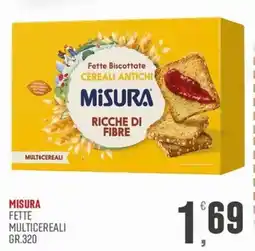 Marketpiù Misura fette multicereali offerta