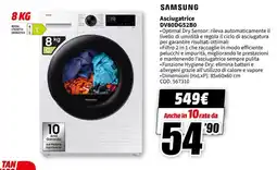 MediaWorld Samsung Asciugatrice offerta