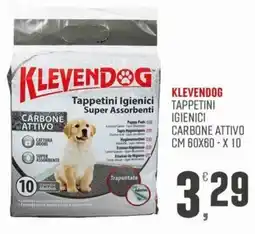 Marketpiù Klevendog tappetini igienici super assorbenti offerta