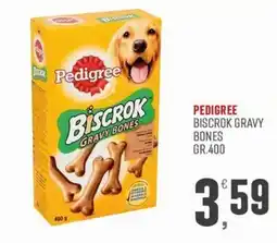 Marketpiù Pedigree Biscrok Gravy Bones offerta
