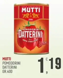 Marketpiù Mutti pomodorini datterini offerta
