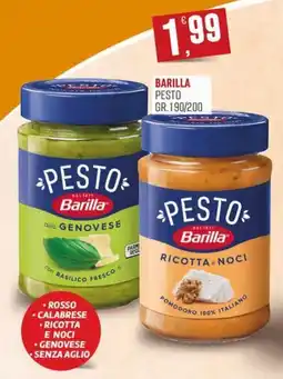 Marketpiù Barilla Pesto offerta