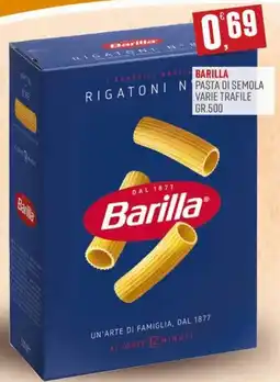 Marketpiù Barilla Rigatoni N°8 offerta