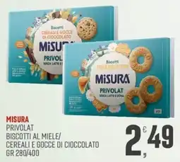 Marketpiù Misura privolat biscotti al miele offerta