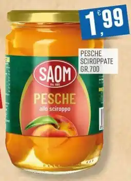 Marketpiù Pesche allo sciroppo Saom offerta