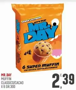 Marketpiù Mr. Day muffin classico/cacao offerta