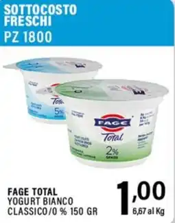 Gecop Fage Total Yogurt Bianco Classico offerta
