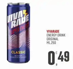 Marketpiù Vivarade energy drink original classic offerta