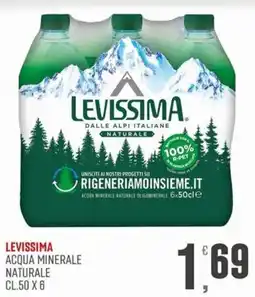 Marketpiù Levissima acqua minerale naturale offerta