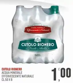Marketpiù Cutolo Rionero acqua minerale effervescente naturale offerta