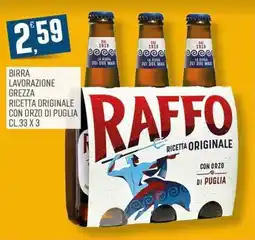 Marketpiù Birra Raffo offerta