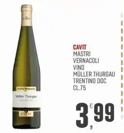 Marketpiù Cavit Mastri Vernacoli Müller Thurgau offerta