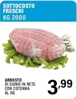Gecop Arrosto di suino in rete con cotenna offerta