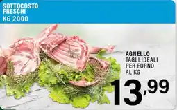 Gecop Agnello tagli ideali per forno offerta