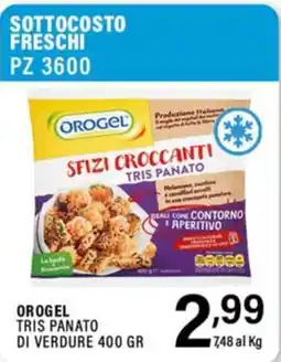 Gecop Orogel sfizi croccanti tris panato di verdure offerta
