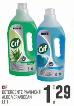Marketpiù Cif Detergente Pavimenti Aloe Vera/Ocean offerta