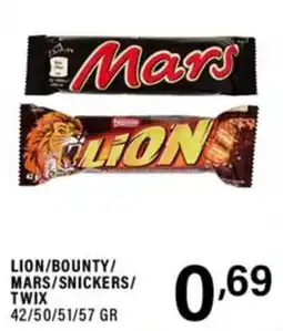 Gecop Lion/Bounty/Mars/Snickers/Twix offerta