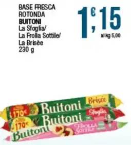 Sidis mini Base fresca rotonda Buitoni offerta
