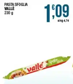 Sidis mini Pasta sfoglia Valle offerta