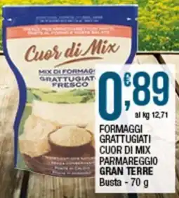 Sidis mini Formaggi grattugiati cuor di mix offerta