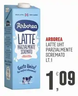 Marketpiù Arborea latte UHT parzialmente scremato offerta