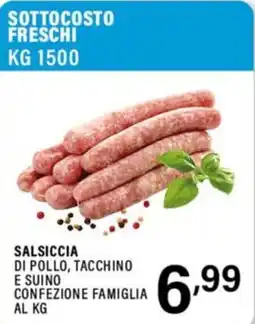 Gecop Salsiccia di pollo, tacchino e suino offerta