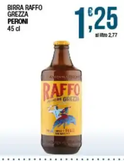Sidis mini Birra Raffo Grezza Peroni offerta