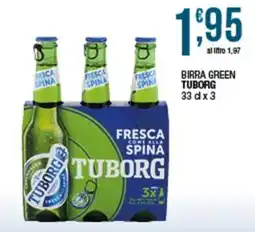 Sidis mini Birra green Tuborg offerta