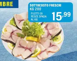 Gecop Filetti di pesce spada offerta