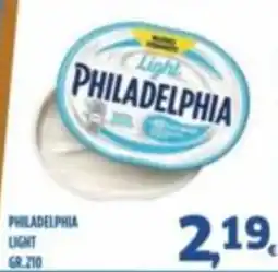 Orizzonte Supermercati Philadelphia Light offerta