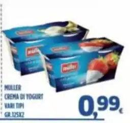 Orizzonte Supermercati Muller crema di yogurt offerta