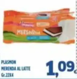 Orizzonte Supermercati Plashon merenda al latte offerta