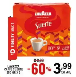 Gecop Lavazza Caffè Suerte offerta