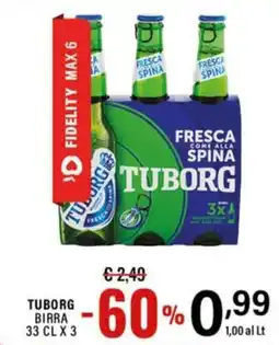 Gecop Tuborg birra offerta