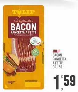 Marketpiù Tulip bacon pancetta a fette offerta