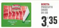 Marketpiù Beretta prosciutto crudo offerta