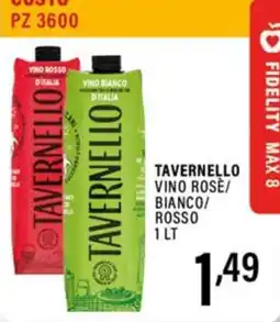 Gecop Tavernello vino rosé/bianco/rosso offerta
