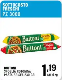Gecop Buitoni sfoglia rotonda/pasta brisée offerta