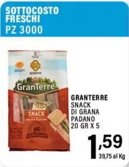 Gecop GranTerre snack di grana padano offerta