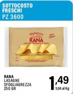 Gecop Rana lasagne sfogliagrezza offerta