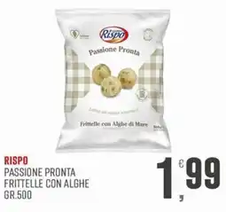Marketpiù Rispo Passione Pronta Frittelle con Alghe di Mare offerta