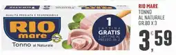 Marketpiù Rio mare Tonno al Naturale offerta