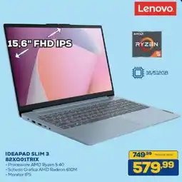 Euronics Bruno Lenovo IDEAPAD SLIM 3 offerta