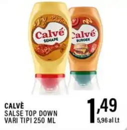 Gecop Calvé Salse Top Down Vari Tipi offerta