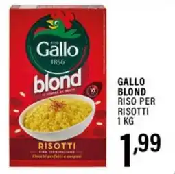 Gecop Gallo blond riso per risotti offerta