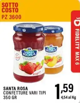 Gecop Santa Rosa confetture vari tipi offerta