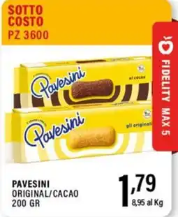 Gecop Pavesini Original/Cacao offerta