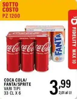 Gecop Coca Cola/Fanta/Sprite offerta