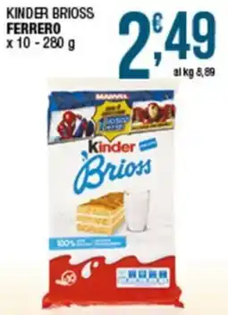 Sidis mini Kinder Brioss offerta